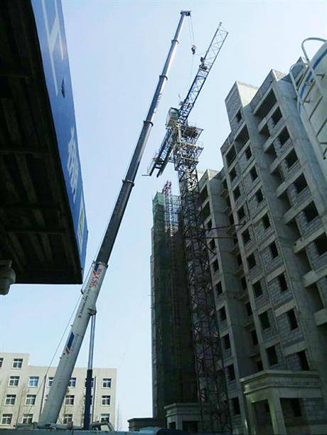 长臂吊施工现场